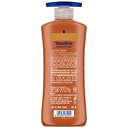 Vaseline Intensive Care Cocoa Glow Body Lotion, 400 ml  