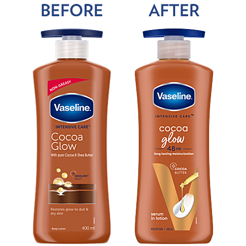 Vaseline Intensive Care Cocoa Glow Body Lotion, 400 ml  