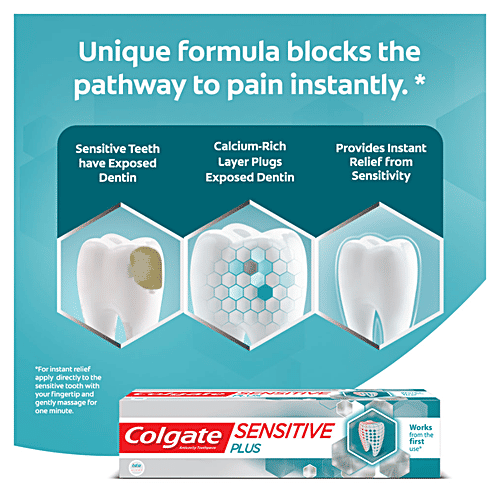 Colgate Sensitive Plus Toothpaste, 30 g Clinically Proven