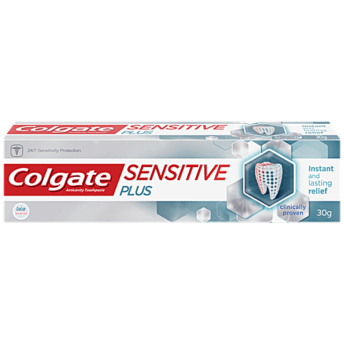 Colgate Sensitive Plus Toothpaste, 30 g Clinically Proven