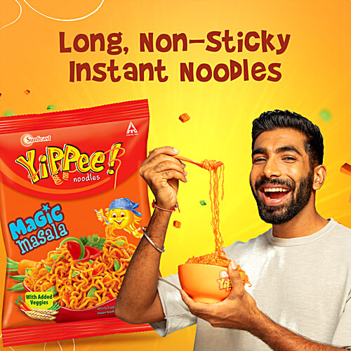 Sunfeast Yippee Magic Masala Noodles, 60 g Pouch 