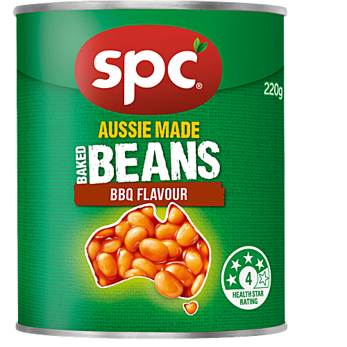 Spc Baked Beans - BBQ Flavour, Rich In Protein & Fibre, 220 g  