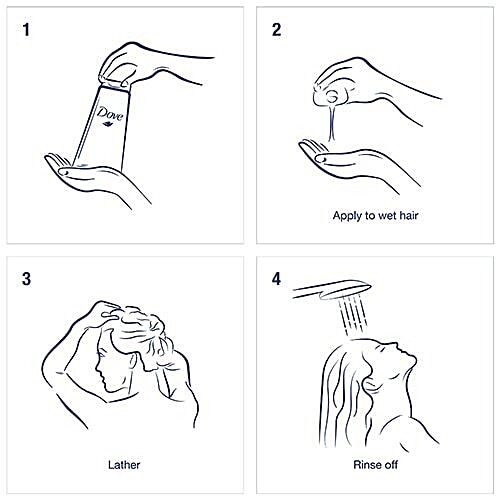 Dove Hair Therapy Nourishing Oil Care Shampoo - with Vita Oils, 80 ml  Vitamin Enriched Nourishment