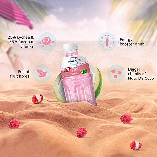 Mogu Mogu Juice - Lychee, 300 ml  