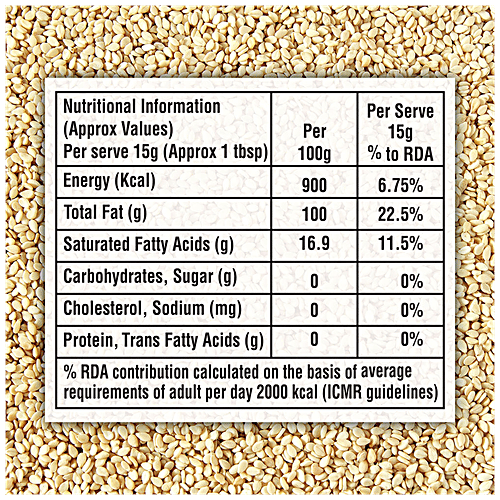 Tilsona Gold Gingelly/Til Sesame Oil, 5 L Jar 