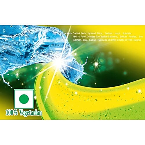 Closeup Deep Action Lemon Mint Anti Germ Gel Toothpaste, 150 g 12 Hours Fresh Breath