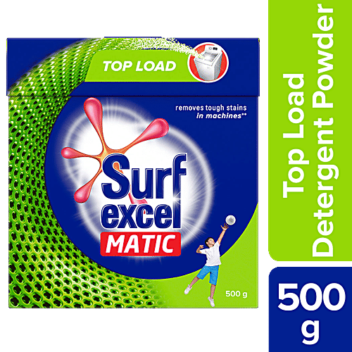Surf Excel Matic Top Load Detergent Powder, 500 g  