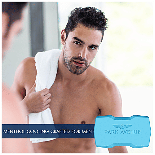 Park Avenue Bathing Soap - Cool Blue, 125 g  With Antioxidants