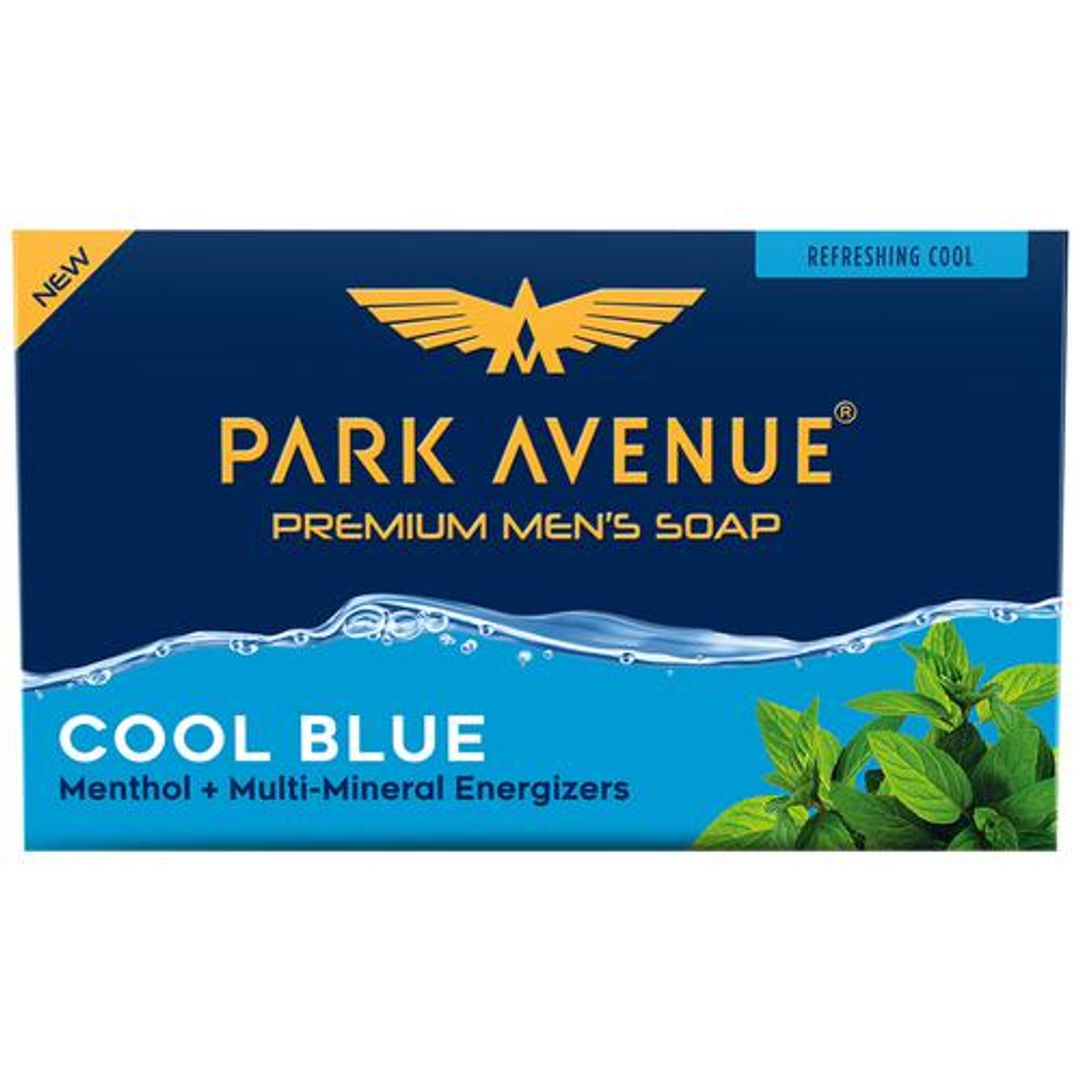 Park Avenue Bathing Soap - Cool Blue, 125 g 