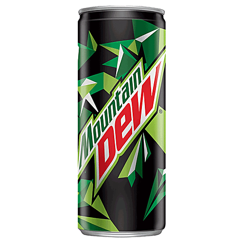 Mountain Dew Soft Drink, 250 ml Can 