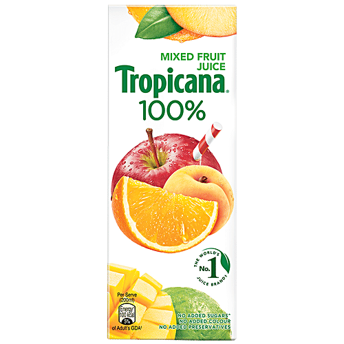 Tropicana 100% Juice - Mixed Fruit, 200 ml  