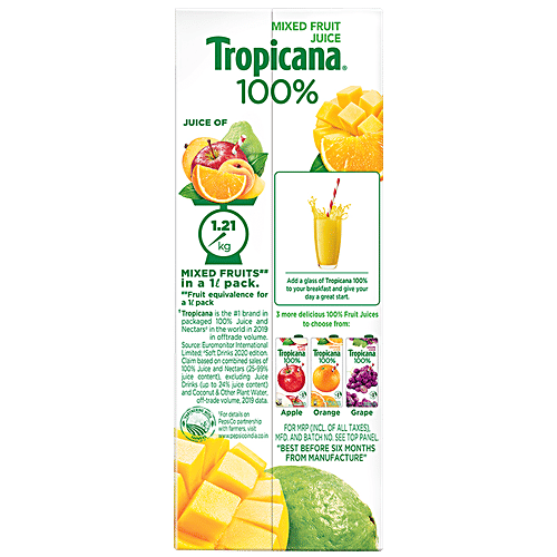 Tropicana 100% Juice - Mixed Fruit, 200 ml  