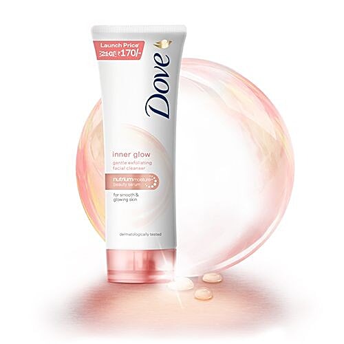 Dove Go Fresh Face Wash - Citrus Orange Oil & Skin Care Essence (for Oily Skin), 100 g  