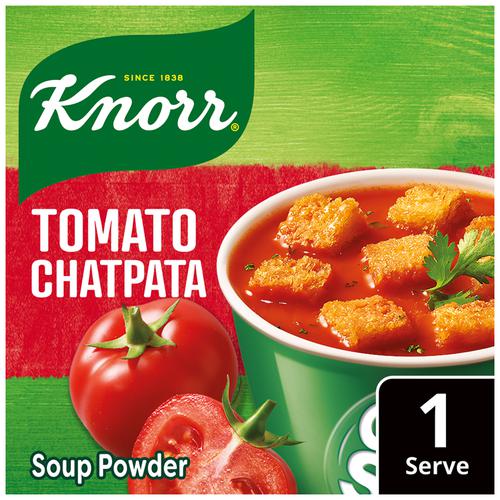 Knorr Tomato Chatpata Cup A Soup - 100% Real Vegetables, No Added Preservatives, 13.5 g  
