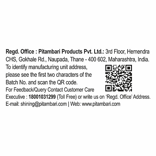 Pitambari Dishwash Bar, 800 g Powerful Lemon Fragrance
Removes Tough Stains