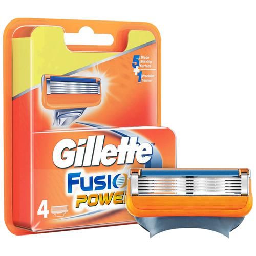 Buy Gillette Fusion Power Shaving Razor Blades Cartridge 4 Pcs Online At Best Price Bigbasket