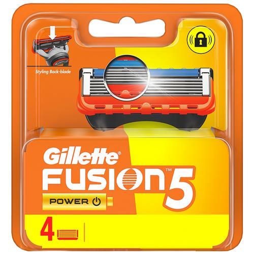 Buy Gillette Fusion Power Shaving Razor Blades Cartridge 4 Pcs Online At Best Price Of Rs 1091
