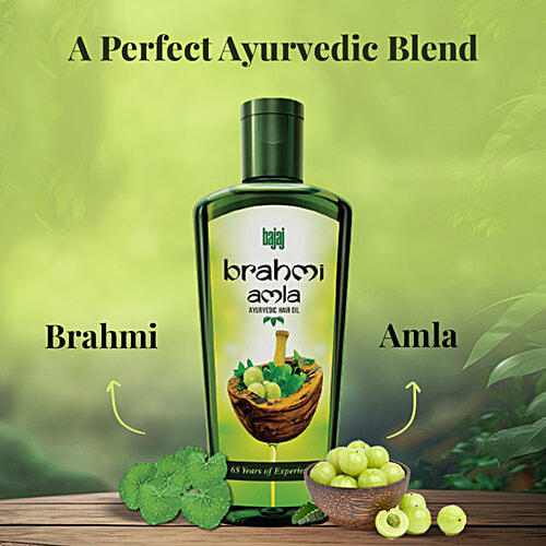 Bajaj Hair Oil - Brahmi Amla Ayurvedic, 300 ml  