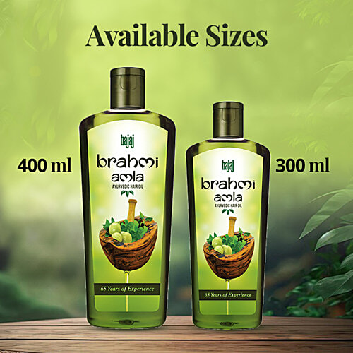 Bajaj Hair Oil - Brahmi Amla Ayurvedic, 300 ml  
