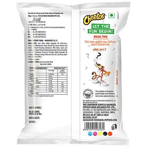 Cheetos Puffs Nutrition Facts - Eat This Much