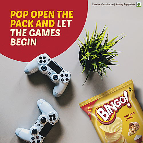 Bingo Potato Chips - Premium Salted, 25 g Pouch 