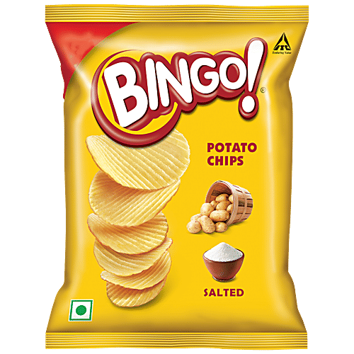 Bingo Potato Chips - Premium Salted, 25 g Pouch 