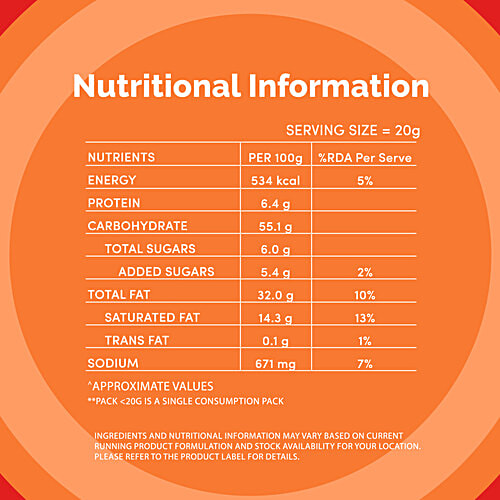 Lay's West Indies Hot 'N' Sweet Chilli Potato Chips, 24 g  