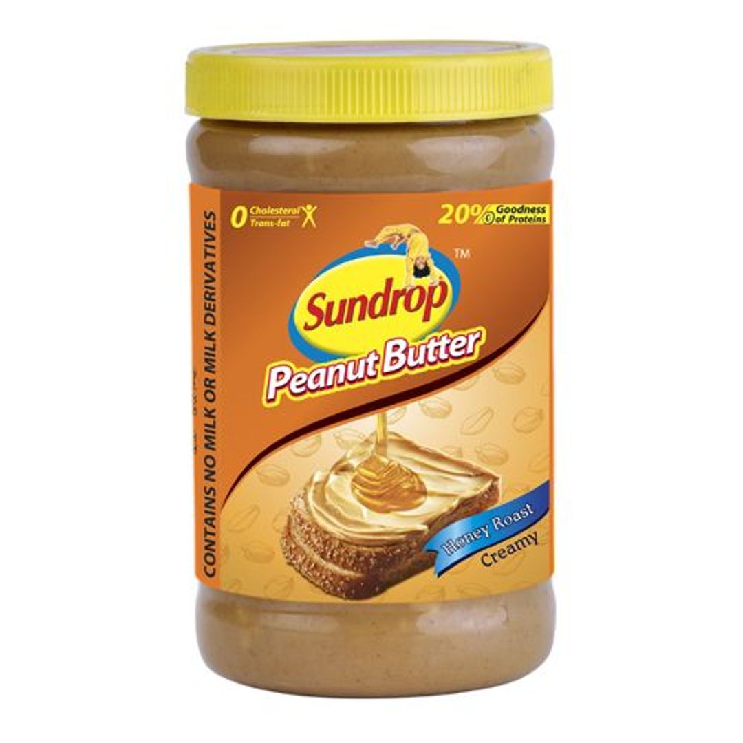 Sundrop Peanut Spread - Honey Roast, Creamy, Spread, 462 g Jar