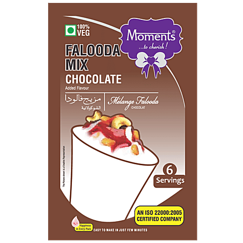 Moments Falooda Mix - Chocolate, 200 g Pouch