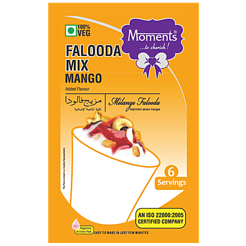 Moments Falooda Mix - Mango, 200 g Pouch