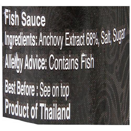 Real Thai Fish Sauce, 200 ml Bottle 