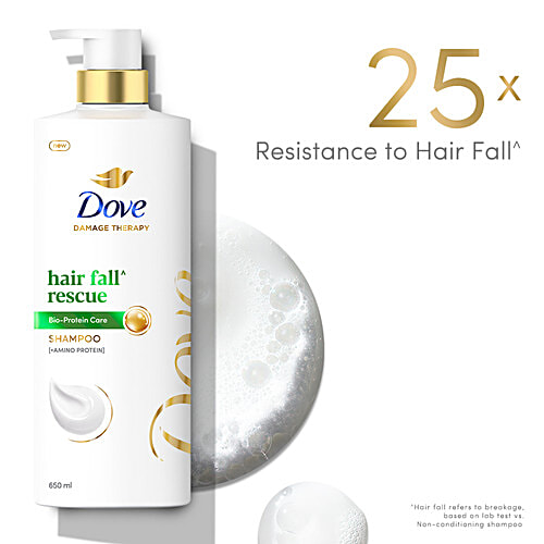 Dove Hair Fall Rescue Shampoo, 650 ml  With Bio-Protein Care & Amino Protein