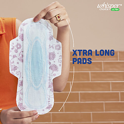 Whisper  Choice Sanitary Napkins - Ultra XL, 6 pcs  