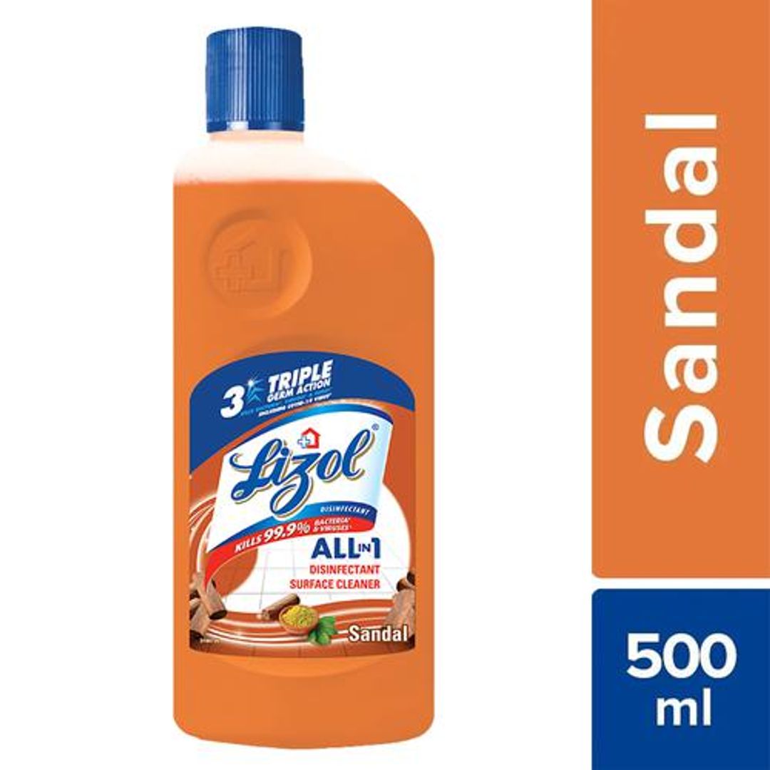 Lizol Disinfectant Surface & Floor Cleaner Liquid - Sandal, 500 ml 
