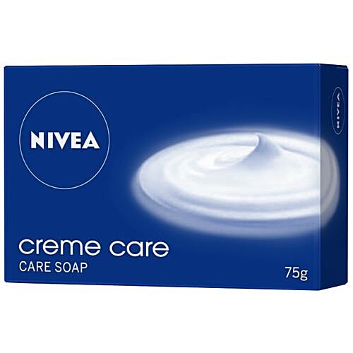 Nivea Creme Care Soap - For Hands & Body, 75 g (Buy 3 Get 1 Free) 