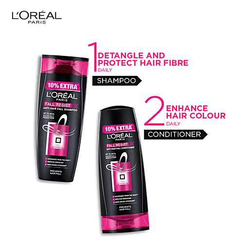 Loreal Paris Fall Resist 3X Anti-Hairfall Shampoo, 75 ml Bottle