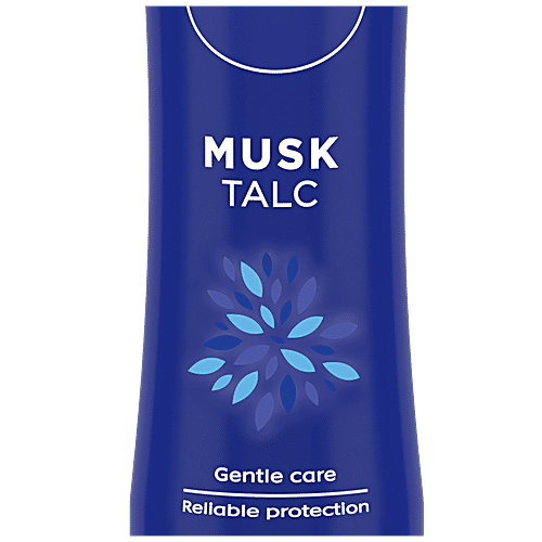 Nivea Musk Talcum Powder For Men & Women - Fragrance & Protection Against Body Odour, 400 g Protection Against Body Odour