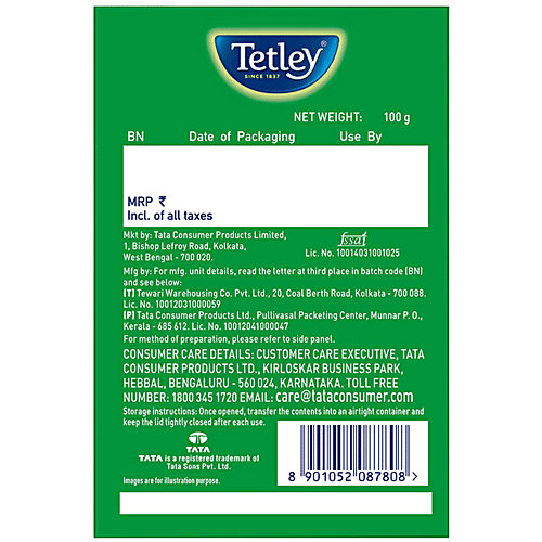 Tetley Green Tea - Long Leaf, 100 g  