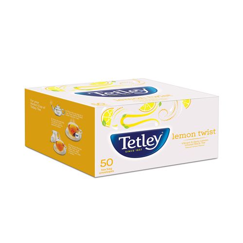 Tetley Lemon Twist Tea, 100 g (50 Bags x 2 each) 