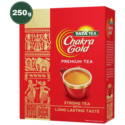 Tata Tea Chakra Gold Premium Tea - With Long Lasting Taste, Refreshing & Strong, 250 g  