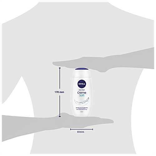 Nivea Creme Soft Body Wash - With Almond Oil & Mild Scent, pH Balanced, For Soft Skin, 250 ml