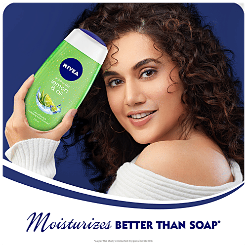Nivea Lemon & Oil Shower Gel - Pampering Care With Refreshing Scent Of Lemon, 250 ml  
