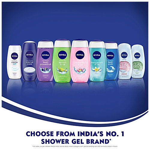 Nivea Lemon & Oil Shower Gel - Pampering Care With Refreshing Scent Of Lemon, 250 ml  