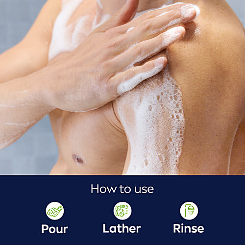 Nivea Men Vitality Fresh Effect 3 In 1 Shower Gel, 250 ml  With Ocean Minerals For Body, Face & Hair