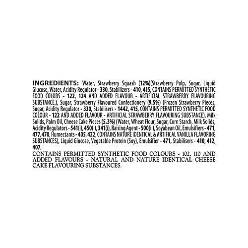 Buy Kwality Walls Frozen Dessert Strawberry Cheesecake Carte Dor 750 Ml