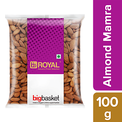 bb Royal Almond/Badam - Mamra, Giri, 100 g Pouch 
