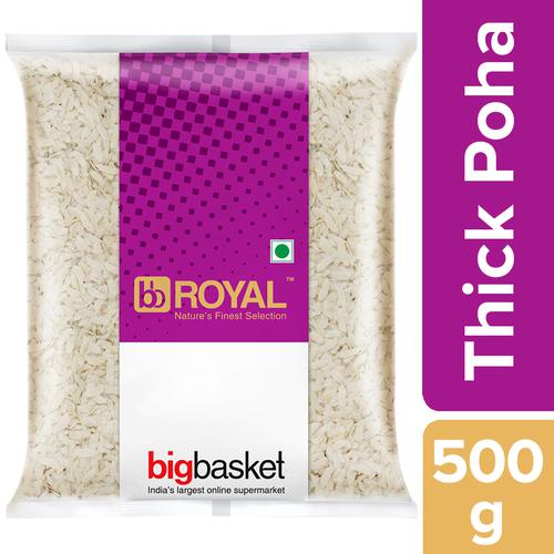 BB Royal Avalakki/Aval/Chivda/Poha Thick, 500 g Pouch 