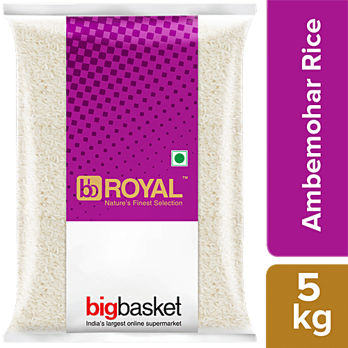 bb Royal Ambemohar Rice/Tandul, 5 kg Pouch 