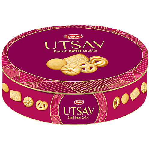 Buy Dukes Danish Biscuits Butter Cookies 400 Gm Tin Online at the Best