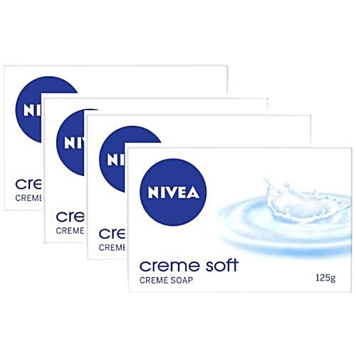 Buy Nivea Creme Soap Soft 125X4 Gm Box Online At Best Price of Rs 680